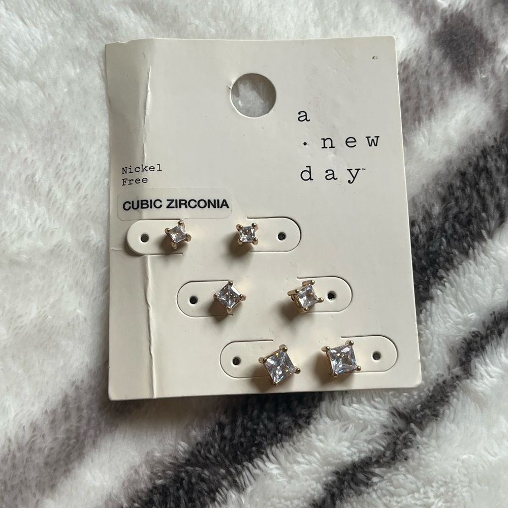 A New Day Gold and Diamond Earrings